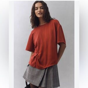 Sundry Maroon Short Sleeve Tee - 100% Cotton